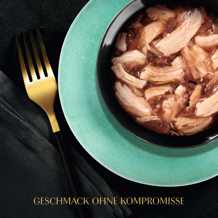 Sheba Katzen-Nassfutter Schale Filets Huhn mit nachhaltigem Thunfisch